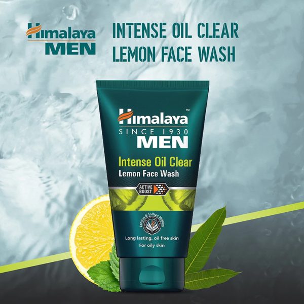 Himalaya Men Intense Oil Clear Lemon Facewash